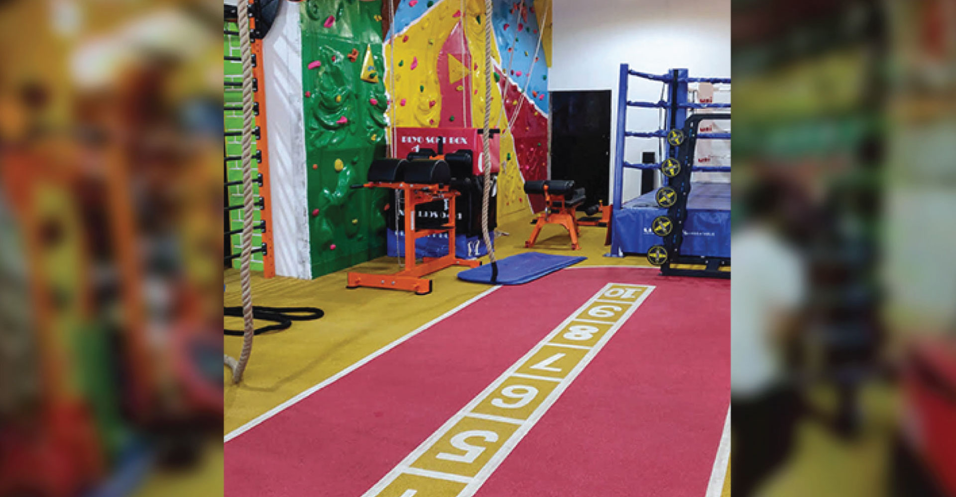 Rock Climbing Wall and Other Activities Shanti Fitness Durg Raipur