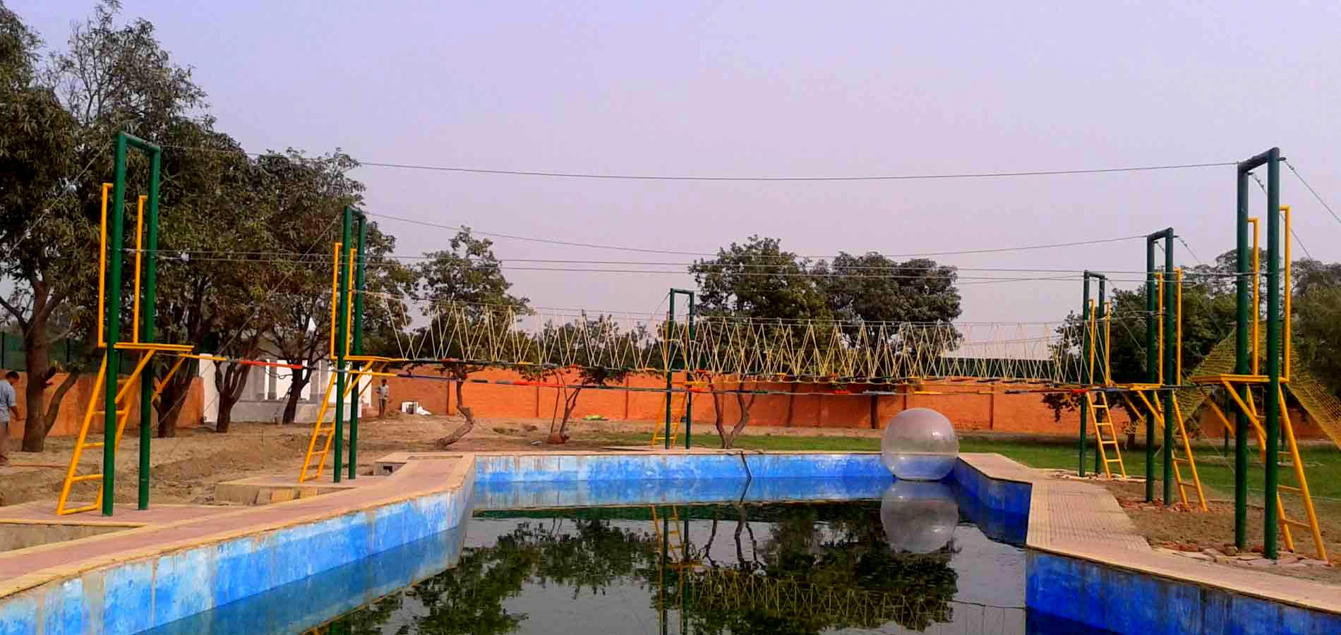 Low Rope Course Setup In India